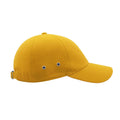 Yellow - Lifestyle - Atlantis Action 6 Panel Chino Baseball Cap (Pack of 2)