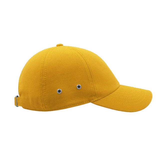 Yellow - Lifestyle - Atlantis Action 6 Panel Chino Baseball Cap (Pack of 2)