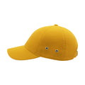 Yellow - Pack Shot - Atlantis Action 6 Panel Chino Baseball Cap (Pack of 2)