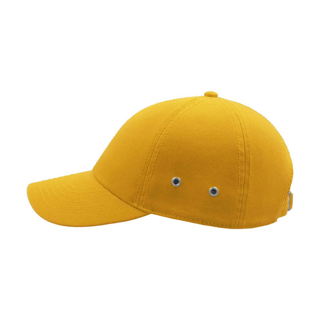 Yellow - Pack Shot - Atlantis Action 6 Panel Chino Baseball Cap (Pack of 2)