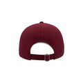 Burgundy - Back - Atlantis Action 6 Panel Chino Baseball Cap (Pack of 2)
