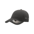 Dark Grey - Side - Atlantis Action 6 Panel Chino Baseball Cap (Pack of 2)
