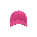 Fuchsia - Front - Atlantis Action 6 Panel Chino Baseball Cap (Pack of 2)