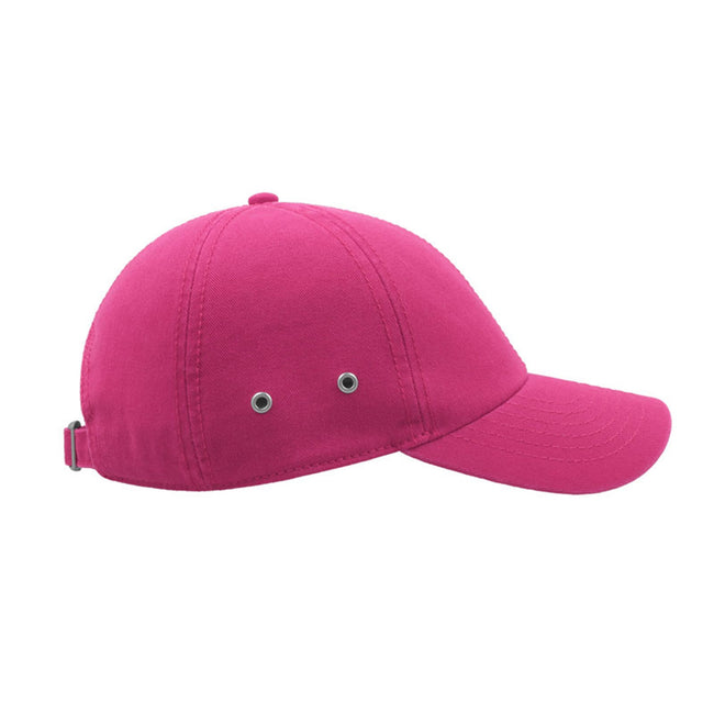 Fuchsia - Lifestyle - Atlantis Action 6 Panel Chino Baseball Cap (Pack of 2)