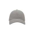 Grey - Front - Atlantis Action 6 Panel Chino Baseball Cap (Pack of 2)
