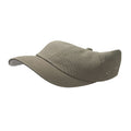 Olive - Side - Atlantis Action 6 Panel Chino Baseball Cap (Pack of 2)