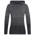 Dark Gray Transition - Front - Stedman Womens-Ladies Active Seamless Raglan Jacket