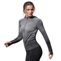 Light Gray Transition - Back - Stedman Womens-Ladies Active Seamless Raglan Jacket