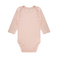 Light Pink - Front - Casual Classics Baby Long-Sleeved Onesie