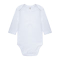 White - Front - Casual Classics Baby Long-Sleeved Onesie