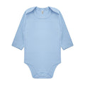 Light Blue - Front - Casual Classics Baby Long-Sleeved Onesie