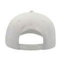 White - Back - Atlantis Beat Structured 6 Panel Cap