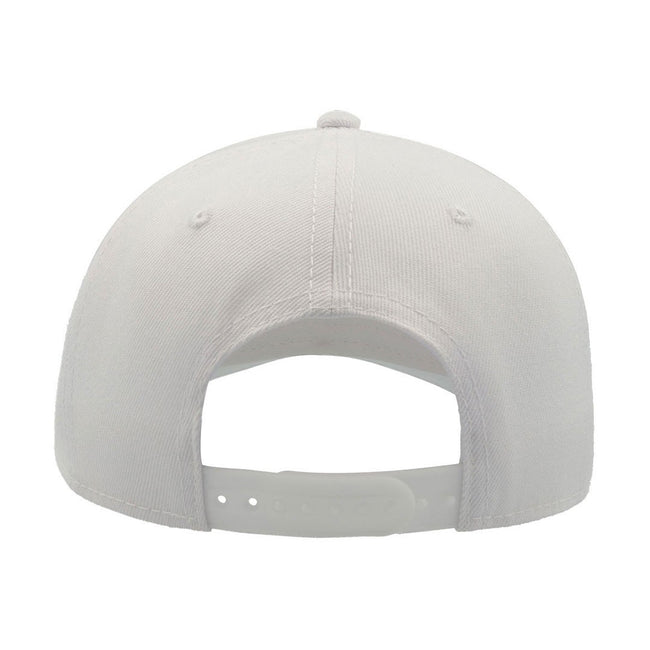 White - Back - Atlantis Beat Structured 6 Panel Cap