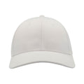 White - Side - Atlantis Beat Structured 6 Panel Cap