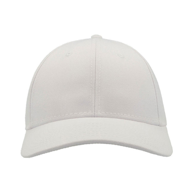 White - Side - Atlantis Beat Structured 6 Panel Cap