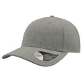 Gray Melange - Front - Atlantis Beat Structured 6 Panel Cap