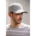 Gray Melange - Back - Atlantis Beat Structured 6 Panel Cap