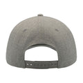 Gray Melange - Side - Atlantis Beat Structured 6 Panel Cap