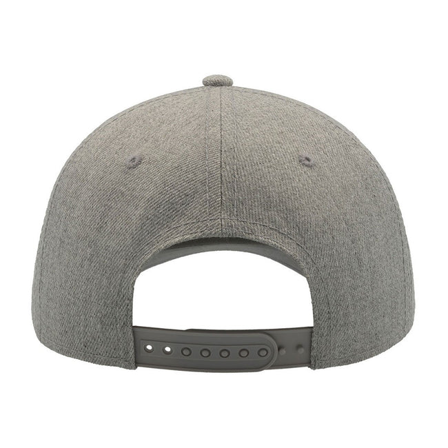 Gray Melange - Side - Atlantis Beat Structured 6 Panel Cap