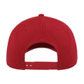 Red - Back - Atlantis Beat Structured 6 Panel Cap