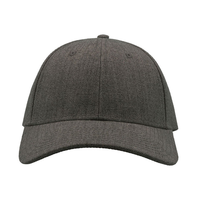 Dark Grey Melange - Side - Atlantis Beat Structured 6 Panel Cap
