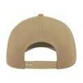 Khaki - Back - Atlantis Beat Structured 6 Panel Cap