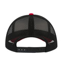 White-Burgundy-Black - Back - Atlantis Rapper Canvas 5 Panel Trucker Cap