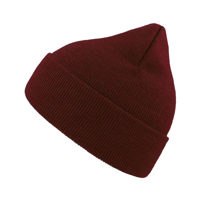 Burgundy - Front - Atlantis Eko Soft Beanie