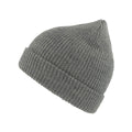 Gray Melange - Front - Atlantis Woolly Wool Blend Beanie