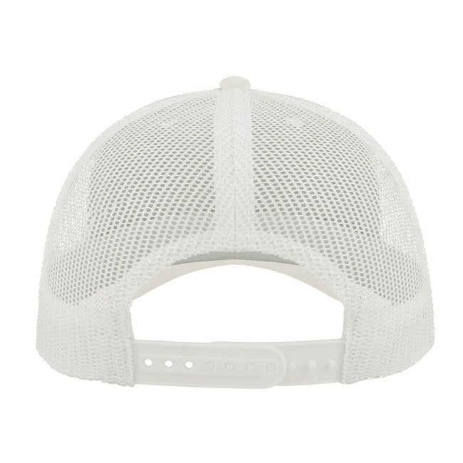 White-White - Side - Atlantis Recy Three Recycled 6 Panel Trucker Cap
