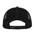 Dark Grey-Black - Side - Atlantis Recy Three Recycled 6 Panel Trucker Cap