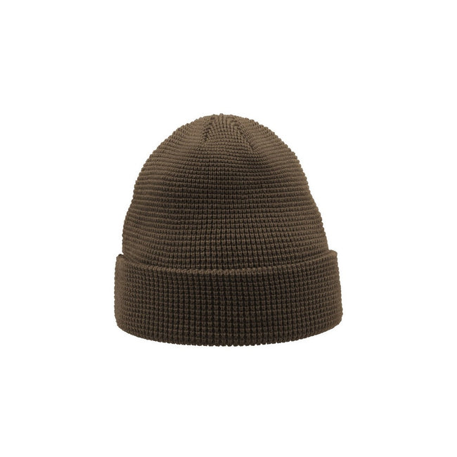 Dove Grey - Front - Atlantis Blog Waffle Beanie