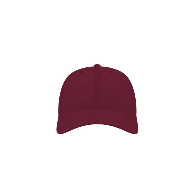 Burgundy - Side - Atlantis Groovy Canvas 6 Panel Cap
