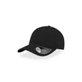 Black - Front - Atlantis Groovy Canvas 6 Panel Cap