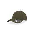 Olive - Front - Atlantis Groovy Canvas 6 Panel Cap