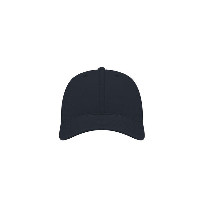 Navy - Side - Atlantis Groovy Canvas 6 Panel Cap