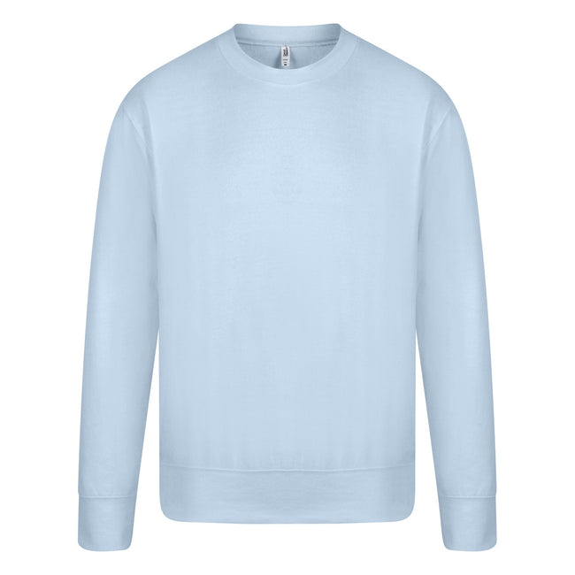 Light Blue - Front - Casual Classics Mens Sweatshirt