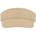 Khaki - Front - Atlantis Unisex Adult Roland Structured Visor Cap