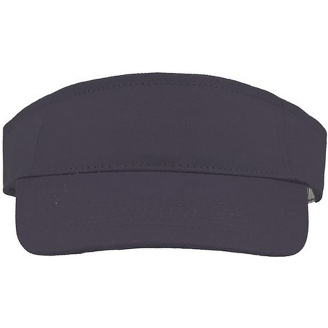 Navy - Front - Atlantis Unisex Adult Roland Structured Visor Cap