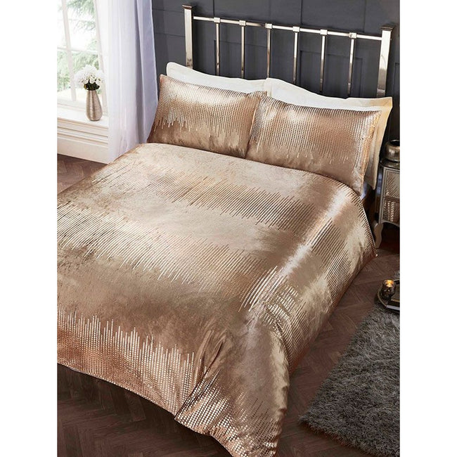 Gold - Back - Rapport Tiffany Duvet Set