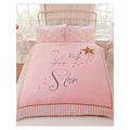 Pink-Gold-Black - Back - Rapport Wish Upon A Star Duvet Set