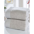 Silver - Front - Retreat Towel (Pack of 2)