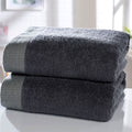 Charcoal - Front - Rapport Tidal Towel Bale Set (Pack of 2)