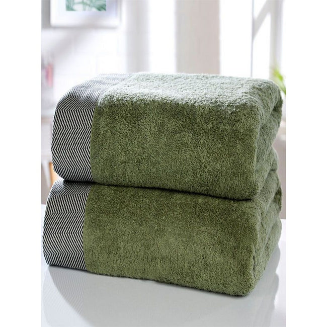 Sage - Front - Rapport Tidal Towel Bale Set (Pack of 2)