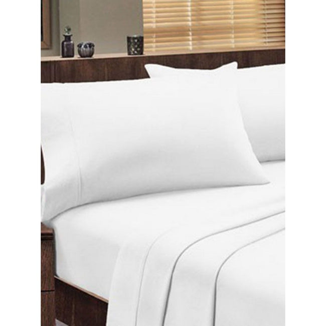 White - Front - Dorchester Cotton Fitted Sheet