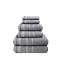 Silver - Front - Rapport Berkley Towel (Pack of 6)
