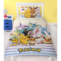 Multicolored - Front - Pokemon Group Duvet Set