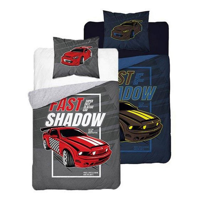 Black-Red - Front - Fast Shadow Car Glow In The Dark Duvet Set