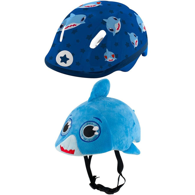 Blue-Navy - Side - K3yriders Sharky Safety Helmet