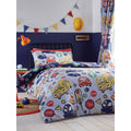 Multicolored - Front - Toddler Road Trip Duvet Set